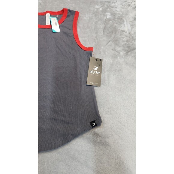 Glyder Women's Size Large Carbon Scarlet Go To Tank Top NWT - Picture 2 of 5